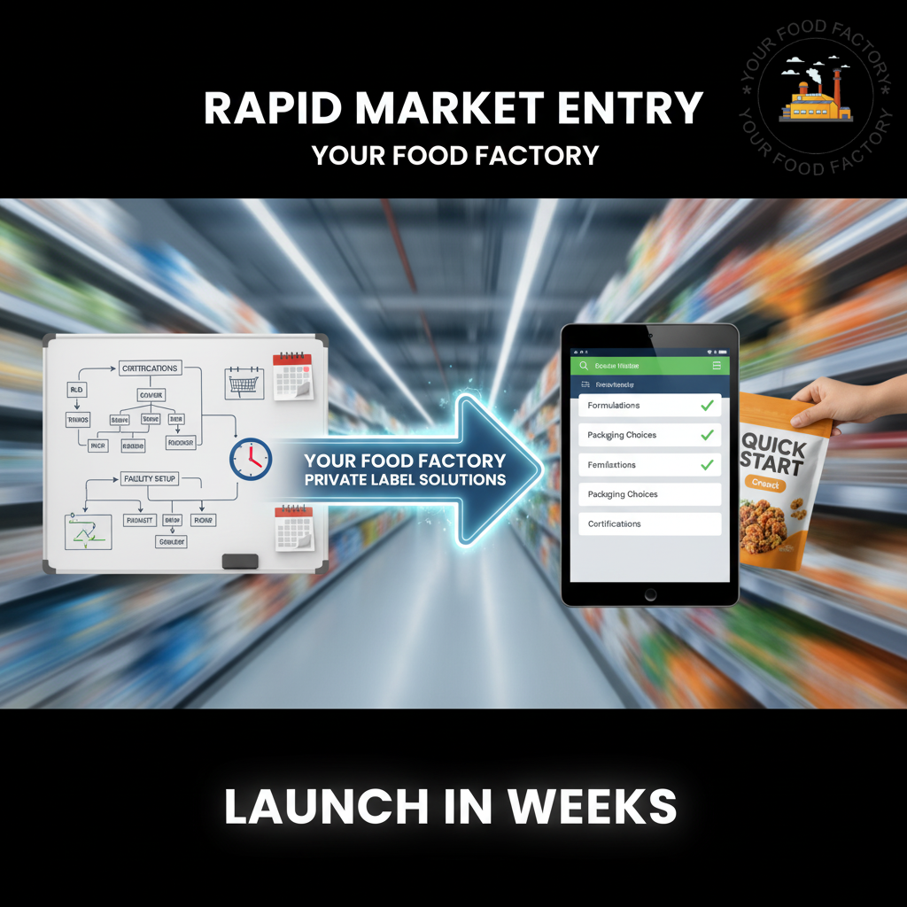Top 5 Reasons to Begin Your Private-Label Food Brand – with Your Food Factory