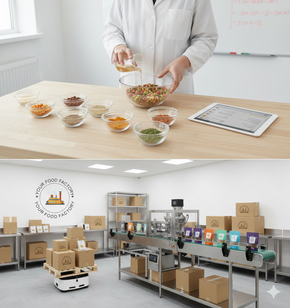 Flexible MOQs, Endless Possibilities Flexible MOQ food manufacturing for startups