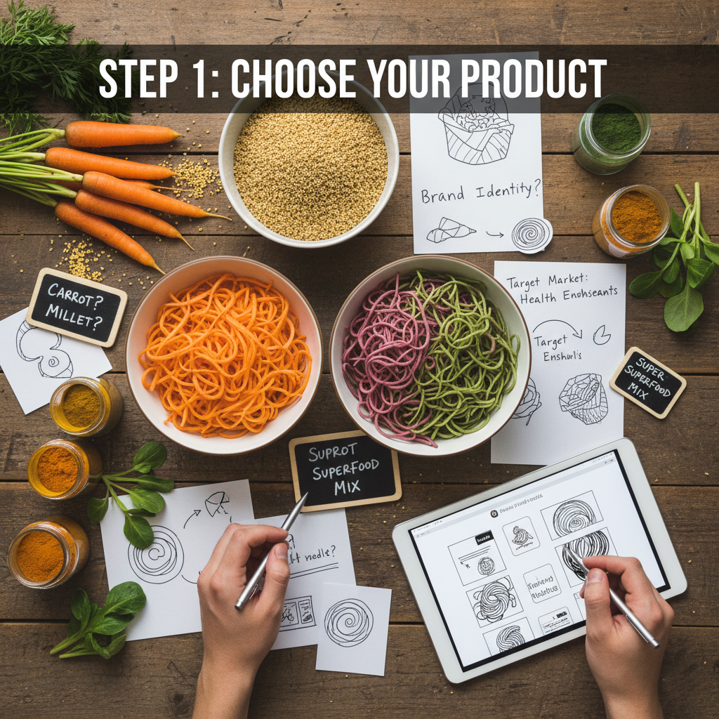 Start Your Own Healthy Noodles Brand in 30 Days